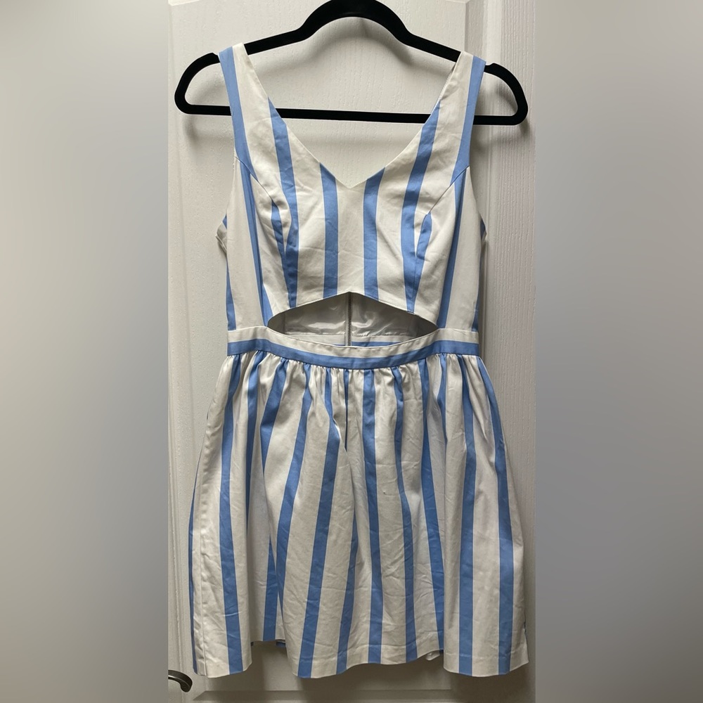 Mini striped dress